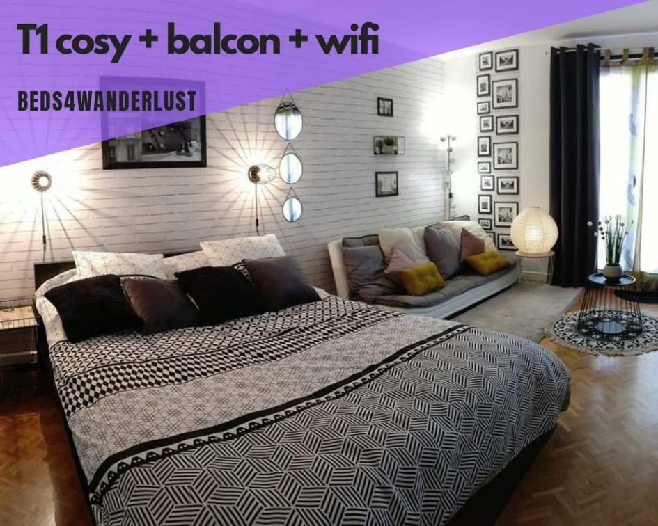 Le Parisien T1Antony-Berny By Beds4Wanderlust - 35M2 Avec Balcon - Aeroport Orly 5Miles - Train Station Rer B Orlyval 1Mile Apartman Kültér fotó